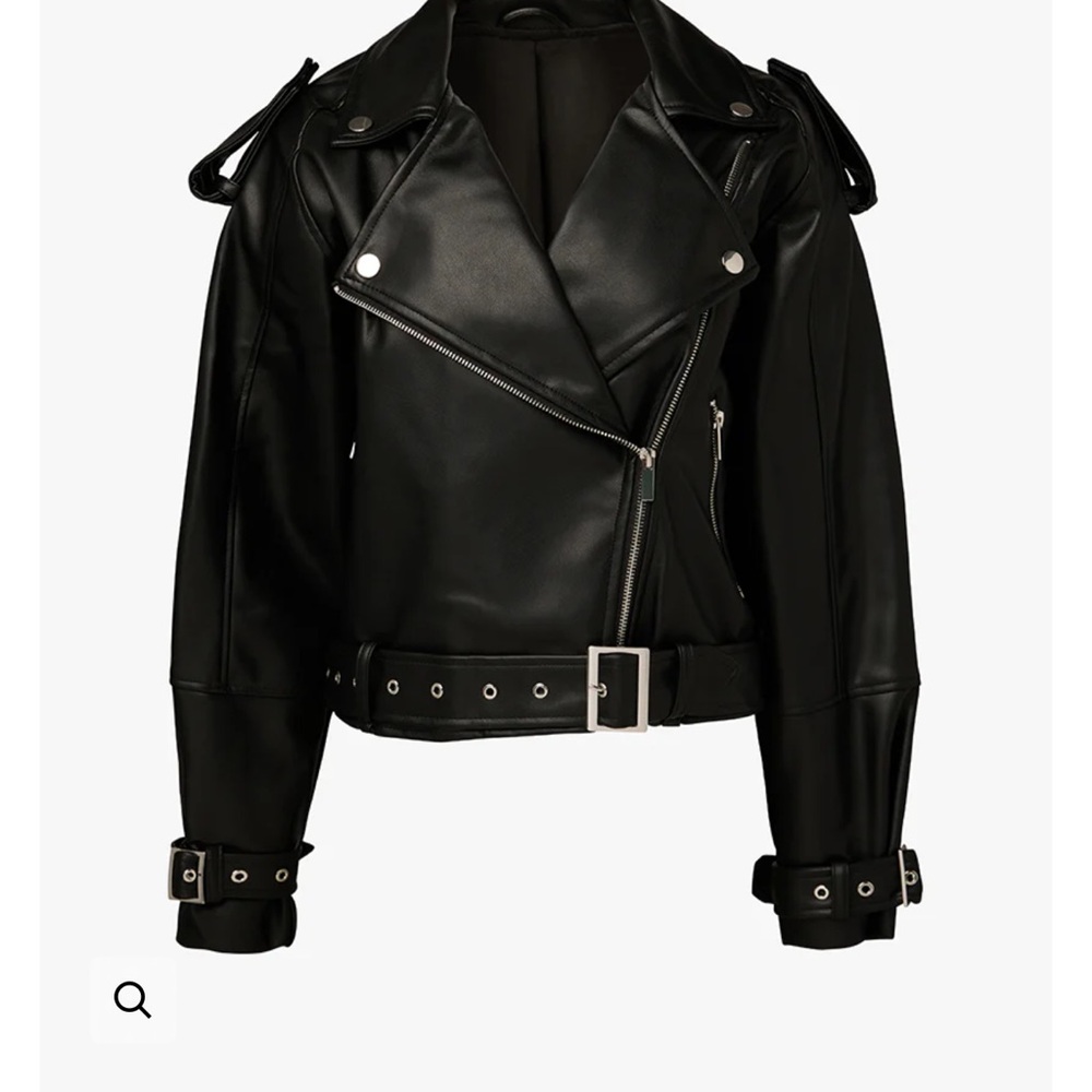 WeWoreWhat Black Leather Women's Jacket
